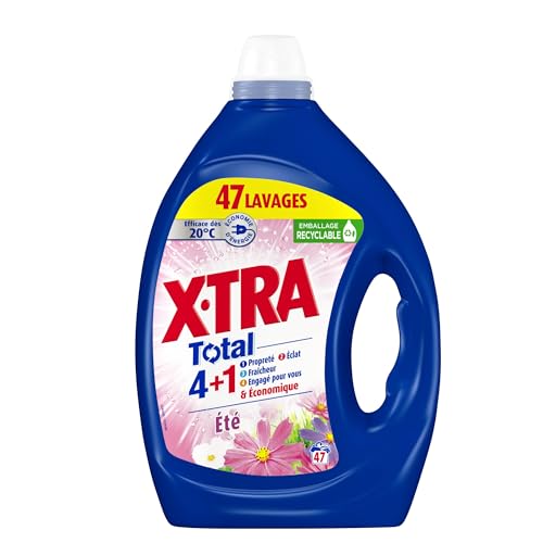 VORAGA Lessive X•Tra Total: 4 en 1 pour un linge éclatant et frais à moindre coût!