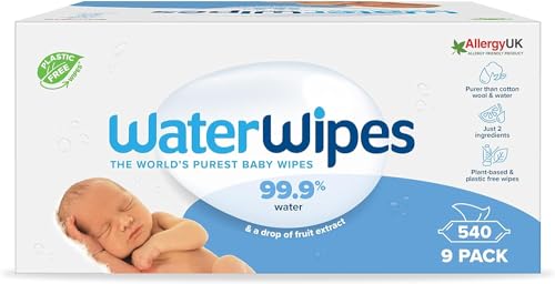 Découvrez les lingettes bébés WaterWipes sans plastique, adaptées aux peaux sensibles