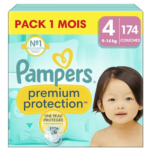 Découvrez les avantages des couches Pampers Premium Protection Taille 4 !