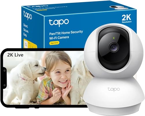 Tapo Protégez votre foyer avec la Caméra Surveillance WiFi intérieure Tapo 2K C210