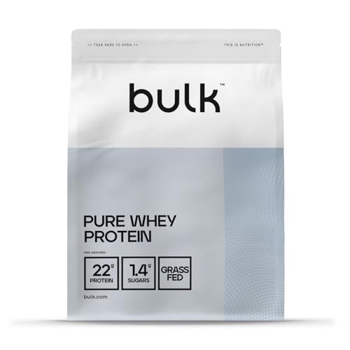 Bulk Découvrez la Bulk Protéine Whey en Poudre Vanille 1kg de Bulk pour des muscles sculptés